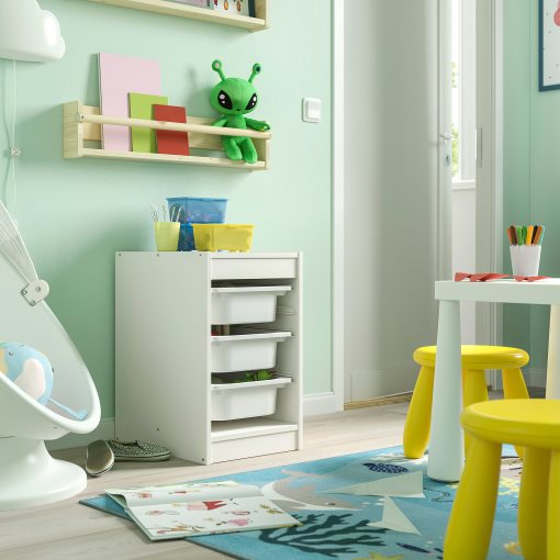 TROFAST, storage combination with boxes, 34x44x56 cm, 295.732.20