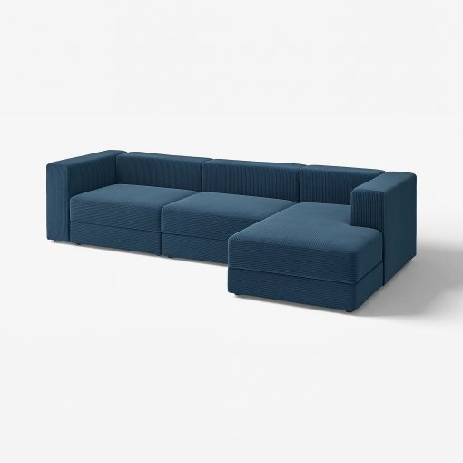 JÄTTEBO, 4-seat modular sofa with chaise longue/right, 296.083.47