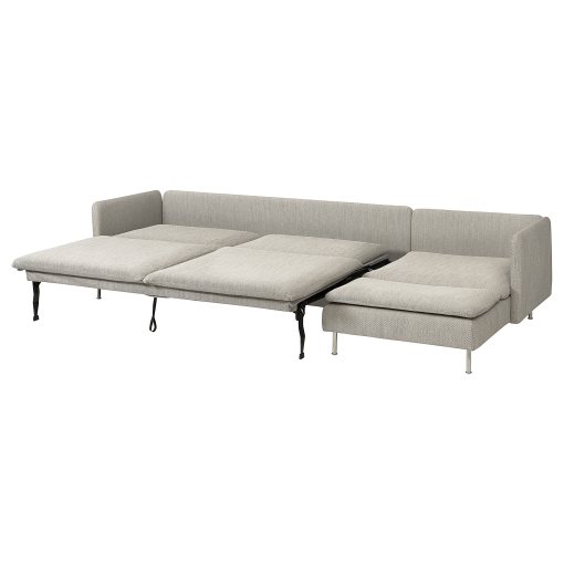 SÖDERHAMN, 4-seat sofa-bed with chaise longue, 296.164.46