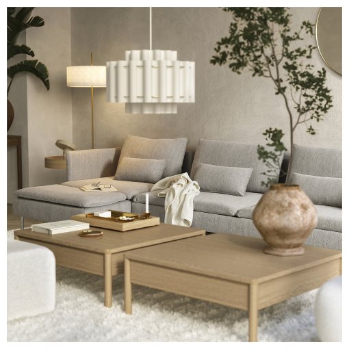 SÖDERHAMN, 4-seat sofa-bed with chaise longue, 296.164.46