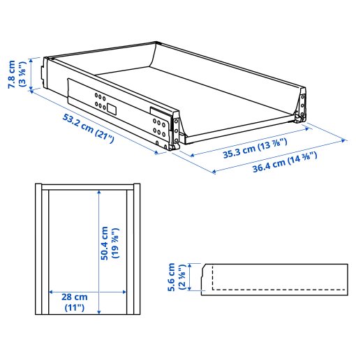 MAXIMERA, συρτάρι, χαμηλό, 302.850.30