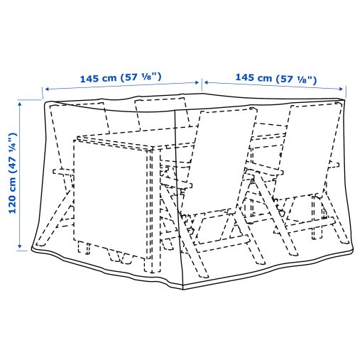 TOSTERÖ, cover for furniture set, 302.923.23