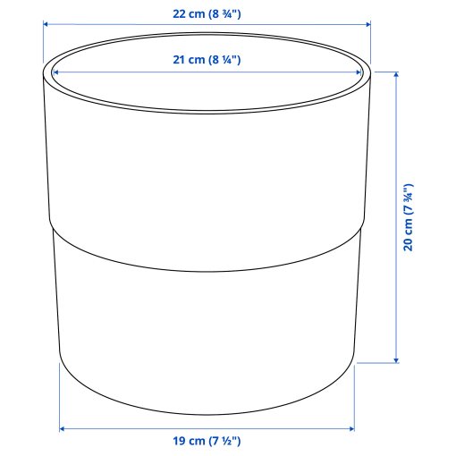 NYPON, plant pot in/outdoor, 19 cm, 303.956.27