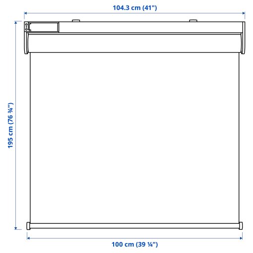 FYRTUR, block-out roller blind wireless/battery-operated, 304.081.73