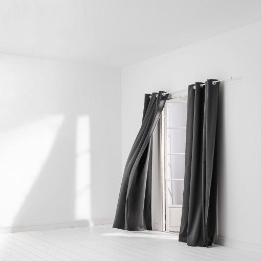 HILLEBORG, block-out curtains, 1 pair, 304.250.35