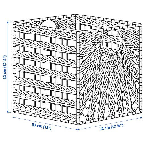 LUSTIGKURRE, καλάθι, 32x33x32 cm, 304.573.28