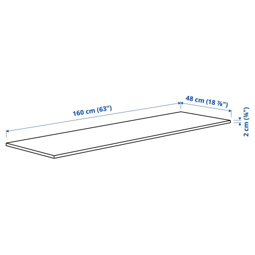 MITTZON, table top, 160x48 cm, 305.278.40