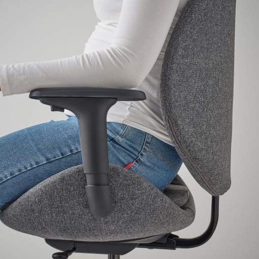 HATTEFJÄLL, καρέκλα γραφείου με μπράτσα, 305.389.71