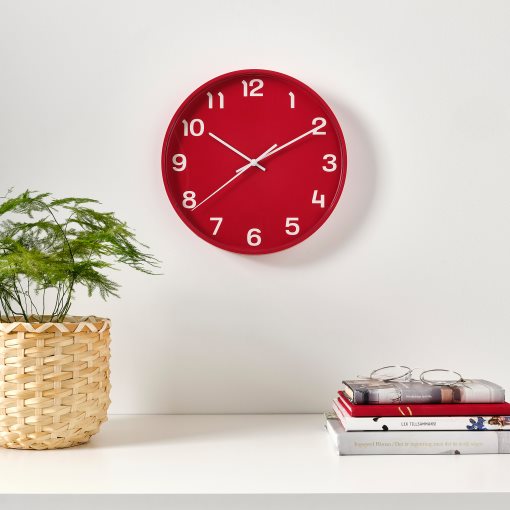 PLUTTIS, wall clock low-voltage, 28 cm, 305.408.51
