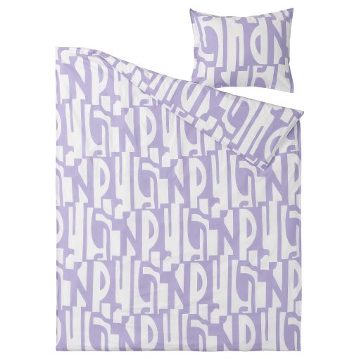 BERGHEMLOCK, duvet cover and pillowcase, 150x200/50x60 cm, 305.546.59