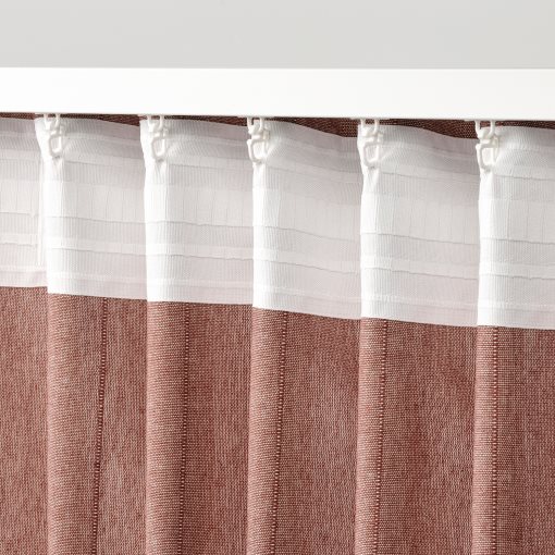 LENDA, curtains with tie-backs 1 pair, 140x300 cm, 305.591.95