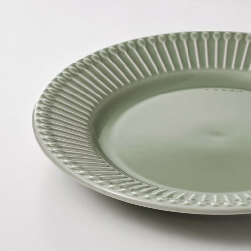 STRIMMIG, side plate stoneware/4 piece, 21 cm, 305.676.71