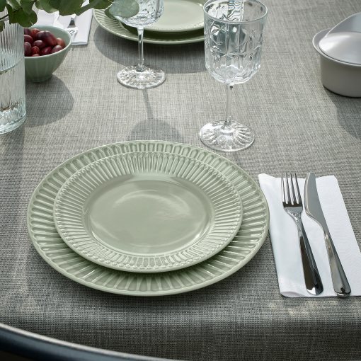STRIMMIG, side plate stoneware/4 piece, 21 cm, 305.676.71