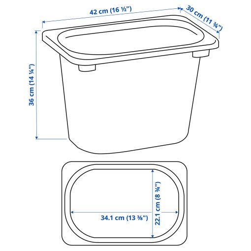 TROFAST, storage box, 42x30x36 cm, 305.820.87