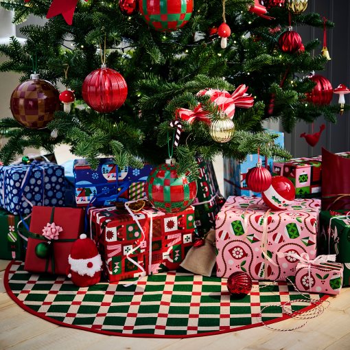 VINTERFINT, χαλάκι για χριστουγεννιάτικο δέντρο, 100 cm, 306.050.22