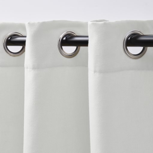 GINSTMOTT, curtains with eyelets/1 pair, 145x300 cm, 306.054.18