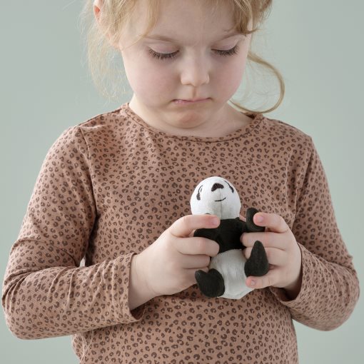 DJUNGELSKOG, soft toy/mini/panda, 11 cm, 306.061.06