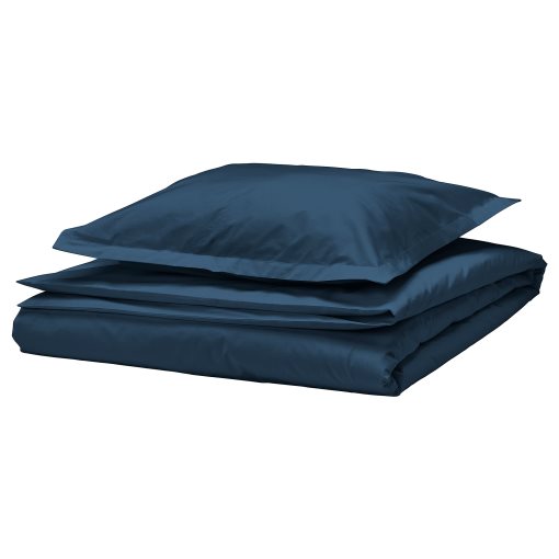 HAMPFLOCKEL, duvet cover and pillowcase, 150x200/50x60 cm, 306.064.13