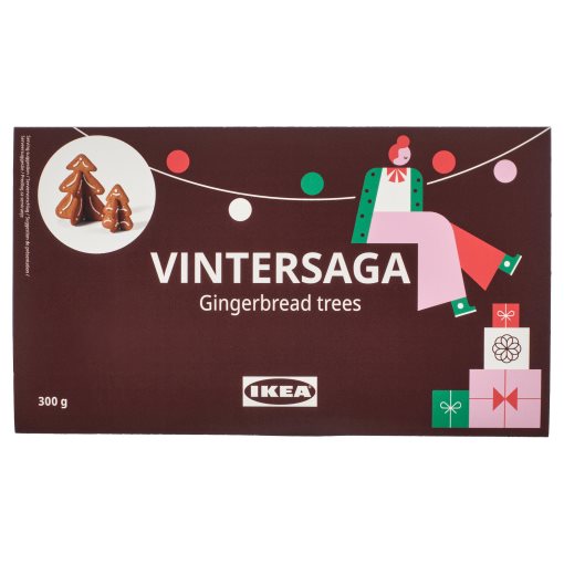 VINTERSAGA, gingerbread trees, 300 g, 306.124.14