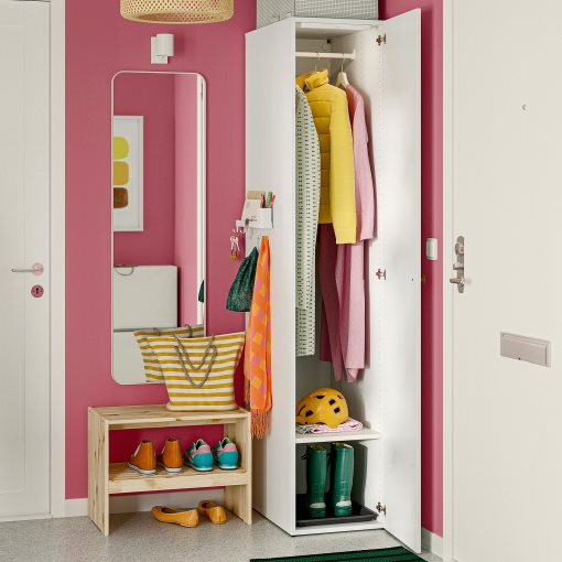 ALTARLIDEN, hook rack with storage, 306.187.36