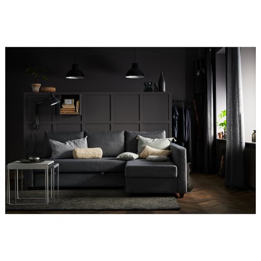 FRIHETEN, corner sofa-bed with storage, 392.167.54
