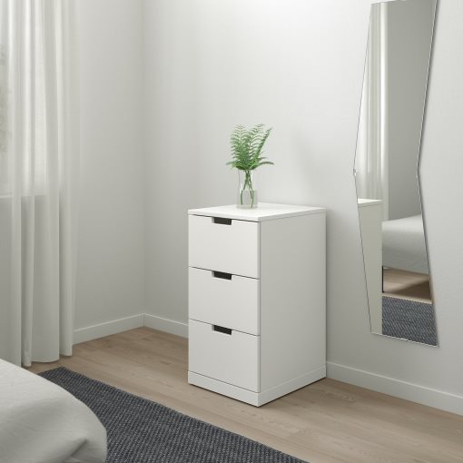 NORDLI, συρταριέρα με 3 συρτάρια, 40X76 cm, 392.398.35