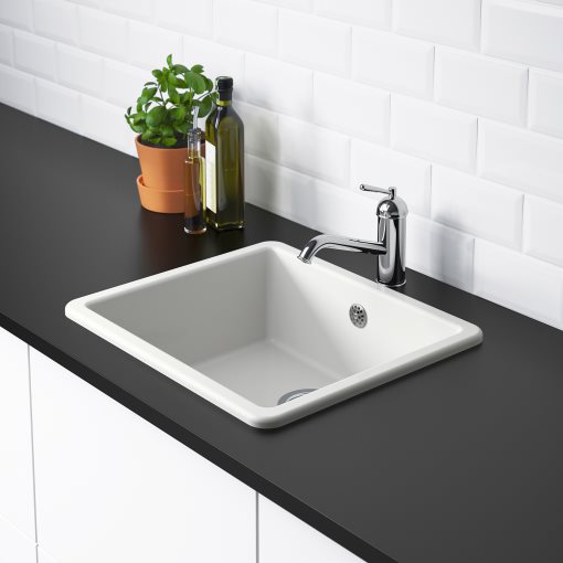 HAVSEN, inset sink 1 bowl, 53x47 cm, 392.537.13