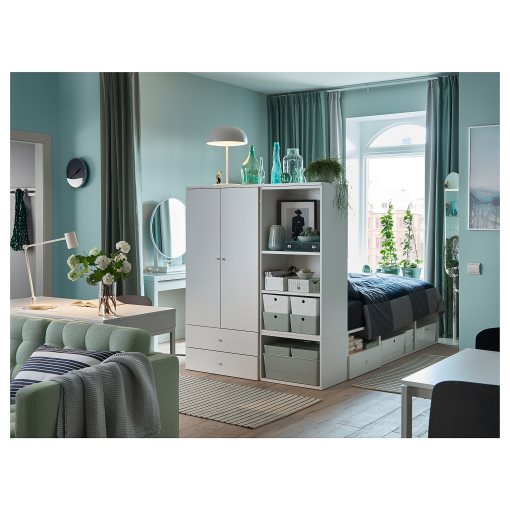 PLATSA, κρεβάτι με 2 πόρτες/3 συρτάρια, 142x244x163 cm, 393.365.63