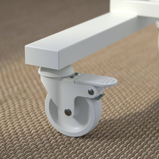 MITTZON, frame with castors/cable box, 85x205 cm, 395.146.78