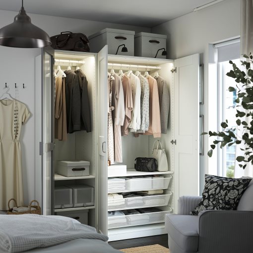 PAX/KAMMAR/GRIM, wardrobe combination, 150x60x201 cm, 395.725.31