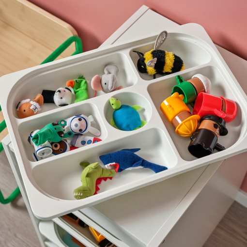 TROFAST, storage combination with boxes/trays, 34x44x56 cm, 395.732.48