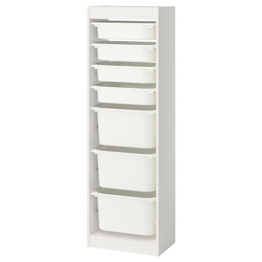 TROFAST, storage combination with boxes, 46x30x145 cm, 395.754.45