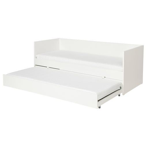 day-bed frame with trundle bed/2 mattresses, 80x200 cm, 395.806.30