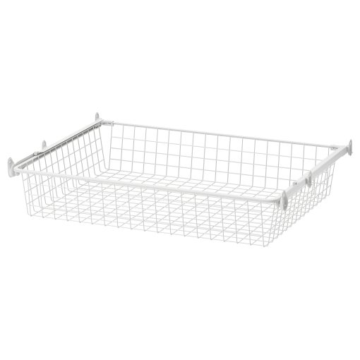 ALTARLIDEN, wire basket with pull-out rail, 80x62 cm, 396.039.62