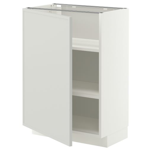 METOD, base cabinet with shelves, 60x37 cm, 396.049.28