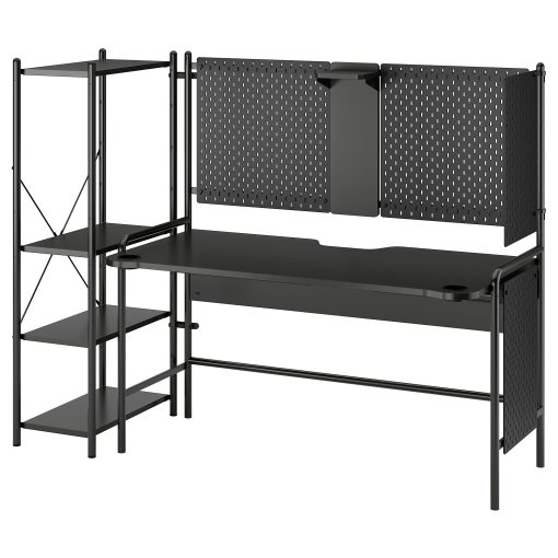 FRÖSKELÅS, gaming desk with storage, 396.278.35