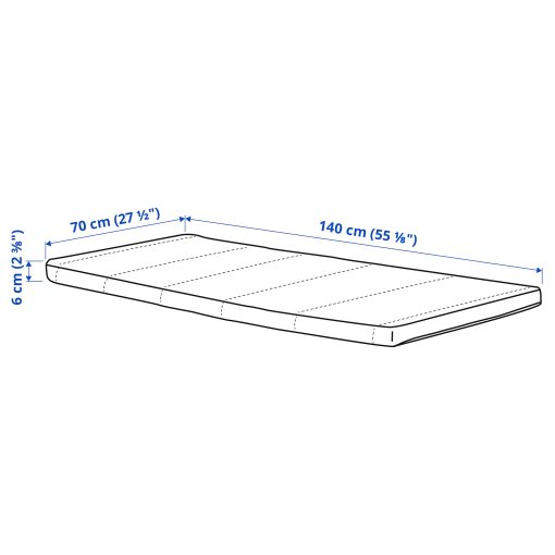 PELLEPLUTT, foam mattress for cot, 403.514.54