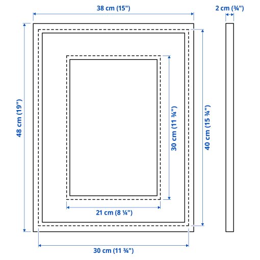 VIRSERUM, κορνίζα, 30x40 cm, 403.785.33