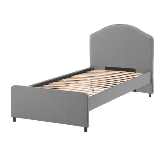 HAUGA, κρεβάτι με επένδυση, 90x200 cm, 404.500.72