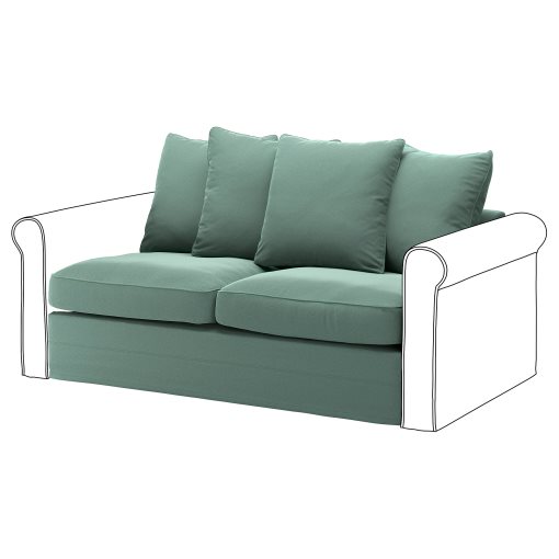 GRÖNLID, cover for 2-seat sofa-bed section, 405.011.80