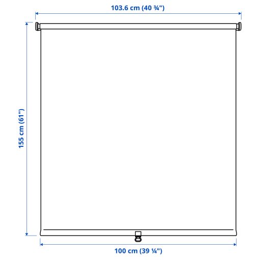 FÖNSTERBLAD, block-out roller blind, 100x155 cm, 405.148.23