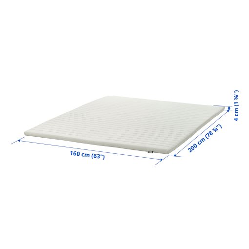 NÄSFJÄLLET, mattress pad, 160x200 cm, 405.580.44
