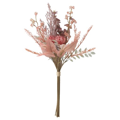 SMYCKA, artificial bouquet/Eucalyptus, 52 cm, 405.599.96