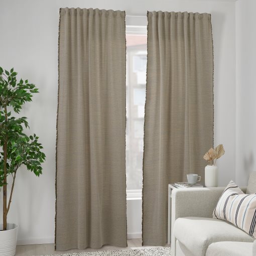 VAXELBRUK, room darkening curtains 1 pair, 140x300 cm, 405.689.48