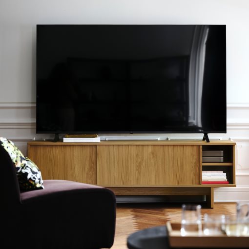 STOCKHOLM 2025, TV bench with sliding doors, 179x42x56 cm, 405.865.08