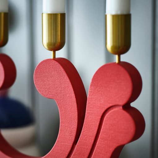 VINTERFINT, κηροπήγιο για 4 κεριά, 29 cm, 406.038.57