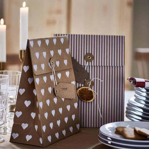 VINTERFINT, gift bag/2 pack, 20x26 cm, 406.047.86