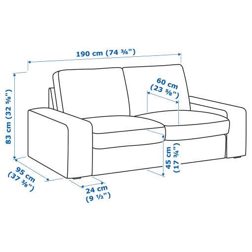 KIVIK, 2-seat sofa, 494.430.44