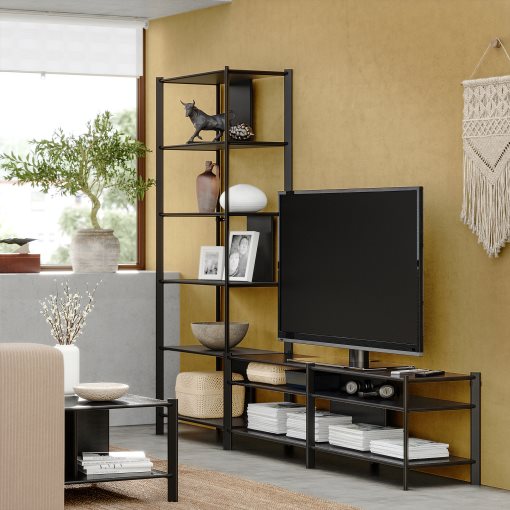 JÄTTESTA, TV storage combination, 240x40x194 cm, 494.948.25