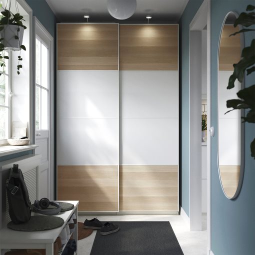 PAX/MEHAMN, wardrobe combination, 150x43x236 cm, 495.003.03